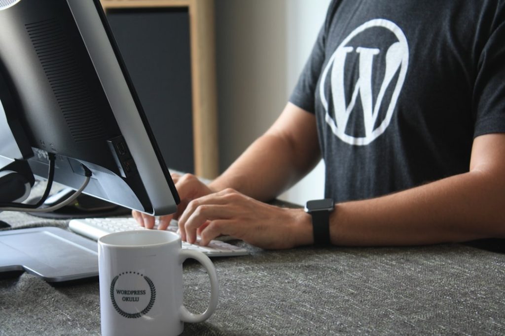WordPress CMS training and content management interface